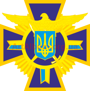 Clipart sign of Ukrainian Air Force