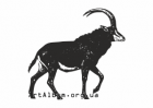 Clipart sable antelope