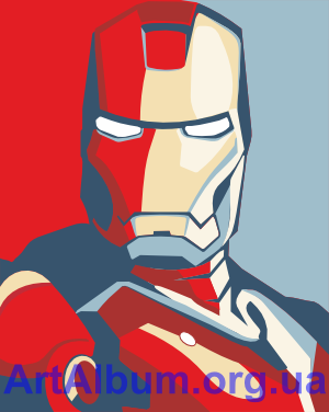 Clipart Iron man print