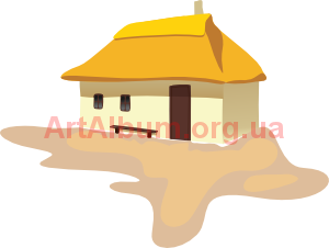 Clipart village house