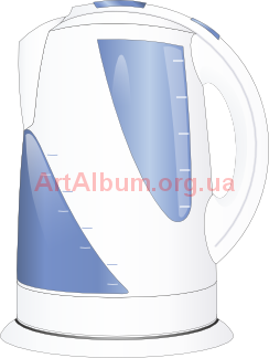 Clipart an electric kettle