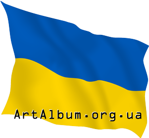 Clipart flag of Ukraine