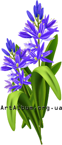 Clipart purple flower