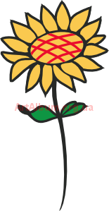 Clipart sunflower