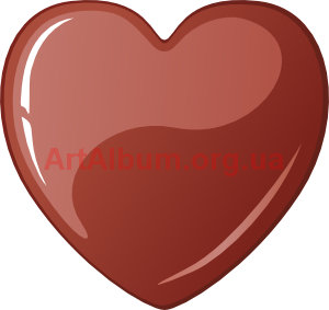 Clipart chocolate heart