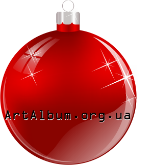 Clipart Christmas ball red