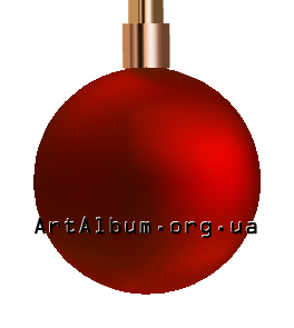 Clipart Christmas ball red