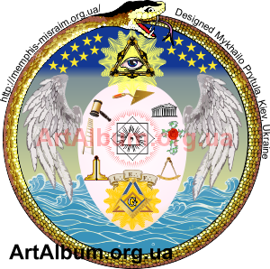 Clipart Lamen of Masonic Order Rites Memphis-Misraim.