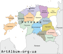 Clipart Estonia map russian