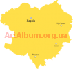Кліпарт мапа Харківської області