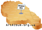 Clipart map of Zhytomyr region