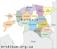 Clipart Estonia map ukrainian