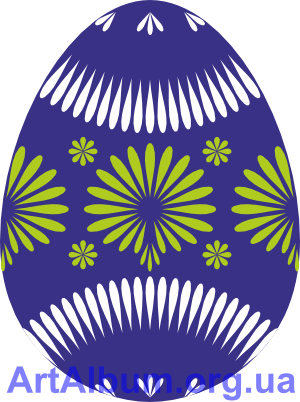 Clipart ornament Easter eggs (Presov Region)