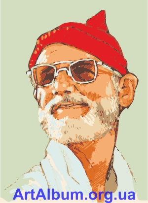 Clipart poster for film "The Life Aquatic with Steve Zissou"