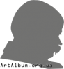 Clipart silhouette of Taras Shevchenko