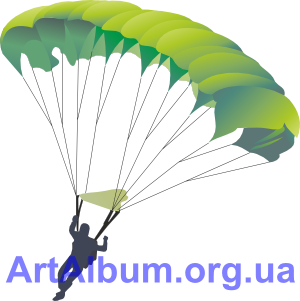 Clipart parachutist