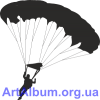 Clipart parachutist