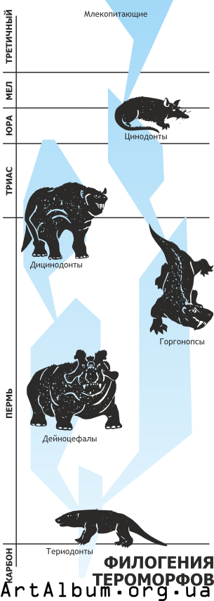 Кліпарт філогенія тероморфів російською
