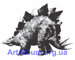 Clipart stegosaurus