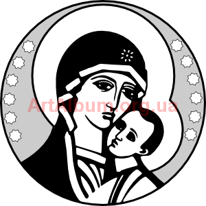 Clipart Virgin Mary 01