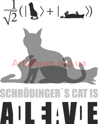 Clipart Schr?dinger's cat