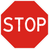 Clipart stop sign