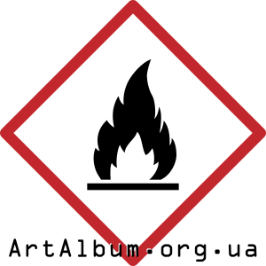 Clipart combustible material sign