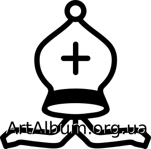 Clipart chess piece bishop white