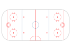 Кліпарт поле для хокею з шайбою