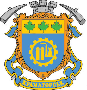 Clipart coat of arms of Kramatorsk