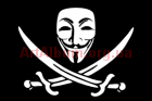 Клипарт флаг Анонимов
