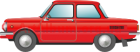 Клипарт ЗАЗ-968 красный