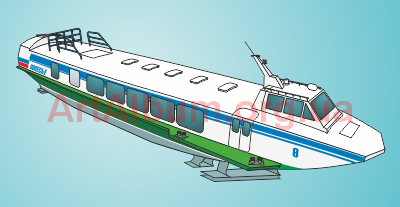 Clipart hydrofoil "Polesye"