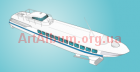 Clipart hydrofoil "Raketa"