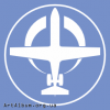 Clipart icon - airplane