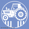 Кліпарт іконка - трактор