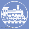 Clipart icon - locomotive