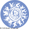 Clipart icon of microorganism